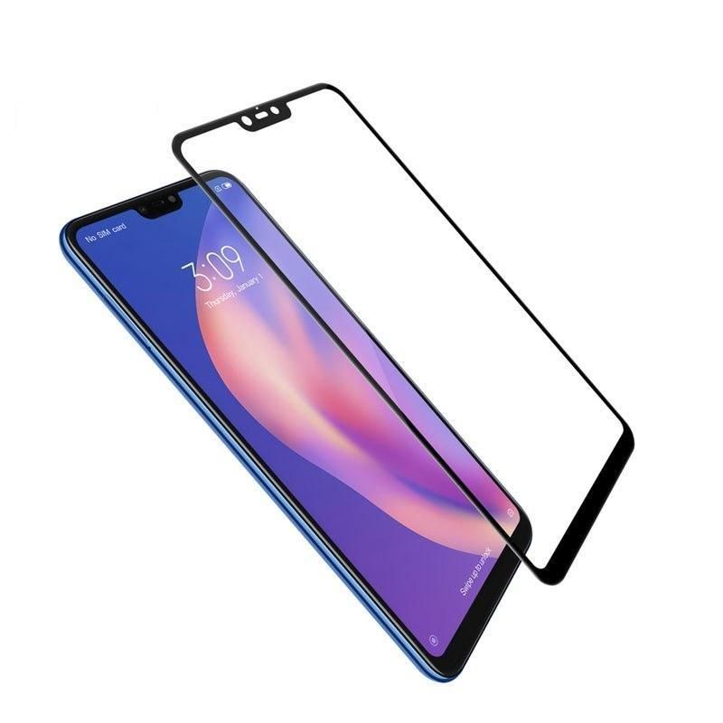 6D Glass Screen Protector 9H for Mi 8 Lite -Black
