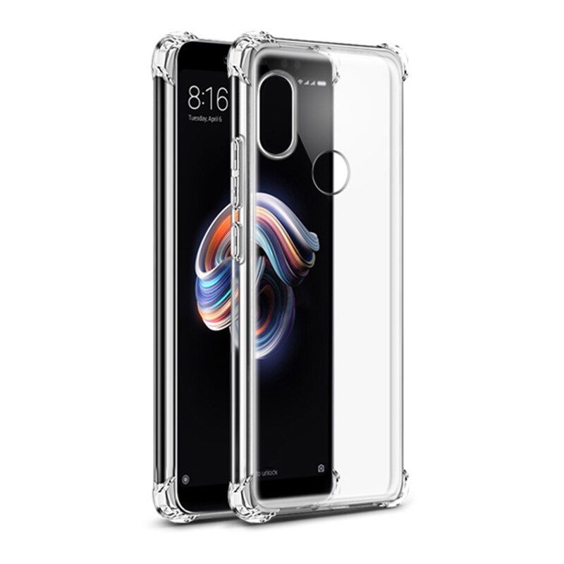 Clear Phone Case For Xiaomi Redmi Note 7 5 6 Pro 6A 5 Plus Crystal Airbag Cover for Xiaomi Mi9se 8 A2 Lite Mi8 SE Mi6 Mi6X Mi5X