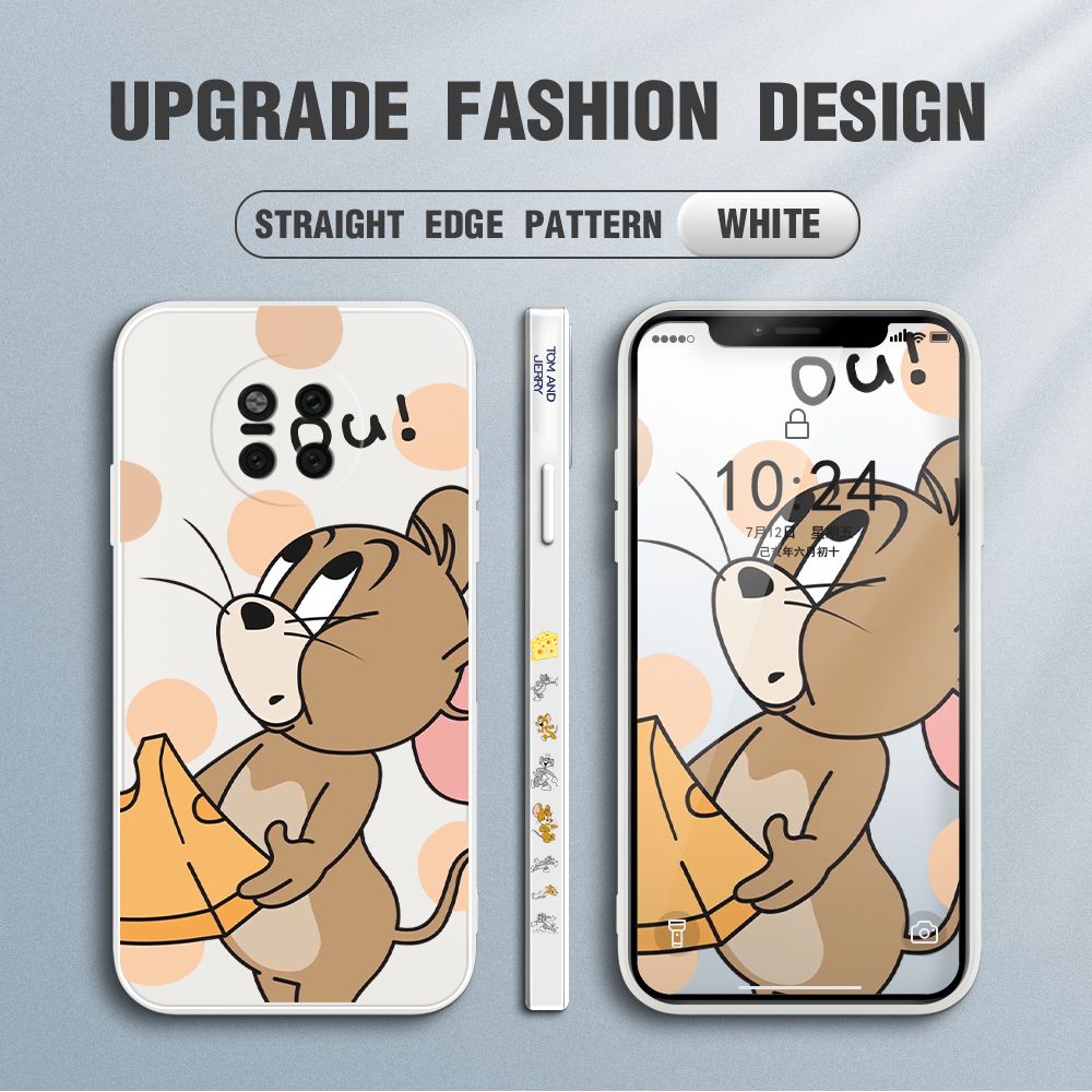 FHKL for Huawei Mate 20 Pro Back Cover Jerry Side design Soft Case Multicolor Liquid Silicone Phone Cases