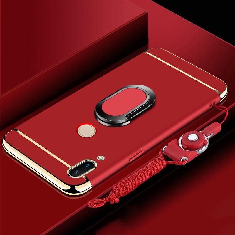 Luxury 3 In 1 Case Ultra Slim Hard Cover Phone Casing for Huawei P20 Lite / Nova 3e 5.84 " inch