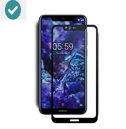 Tempered 6D / 9D / 11D / 21D Glass Screen Protector For Nokia 5.1 Plus - Black