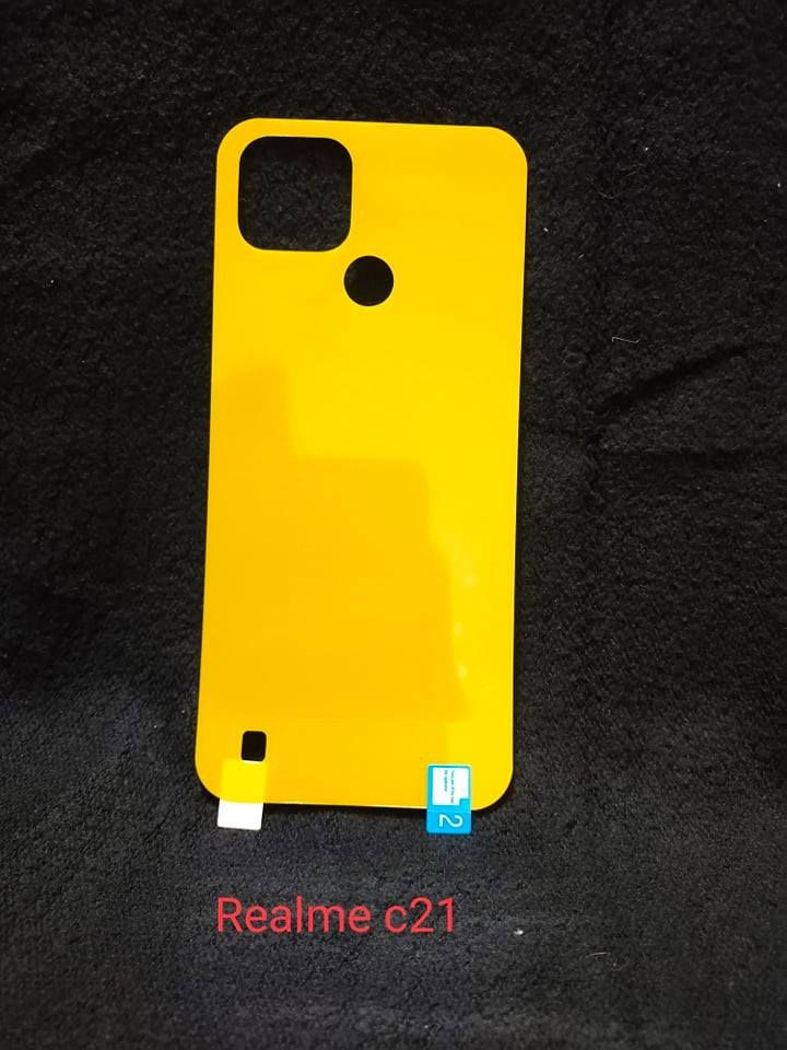 Realme C21 Premium Hydrogel Clear Back Poly Sticker
