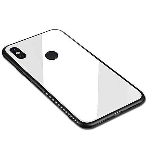 Glass Back Cover for Redmi Note 5- White