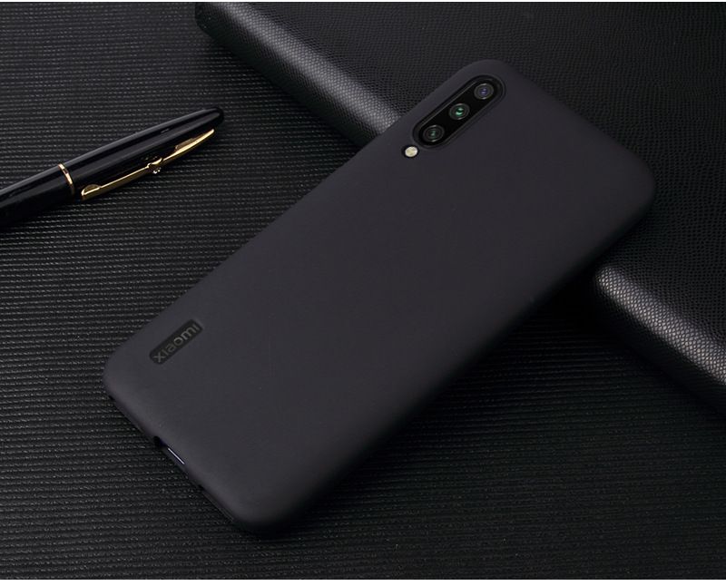 For Xiaomi A3 Matte Silicone soft Back Cover Protect Skin Silicon case