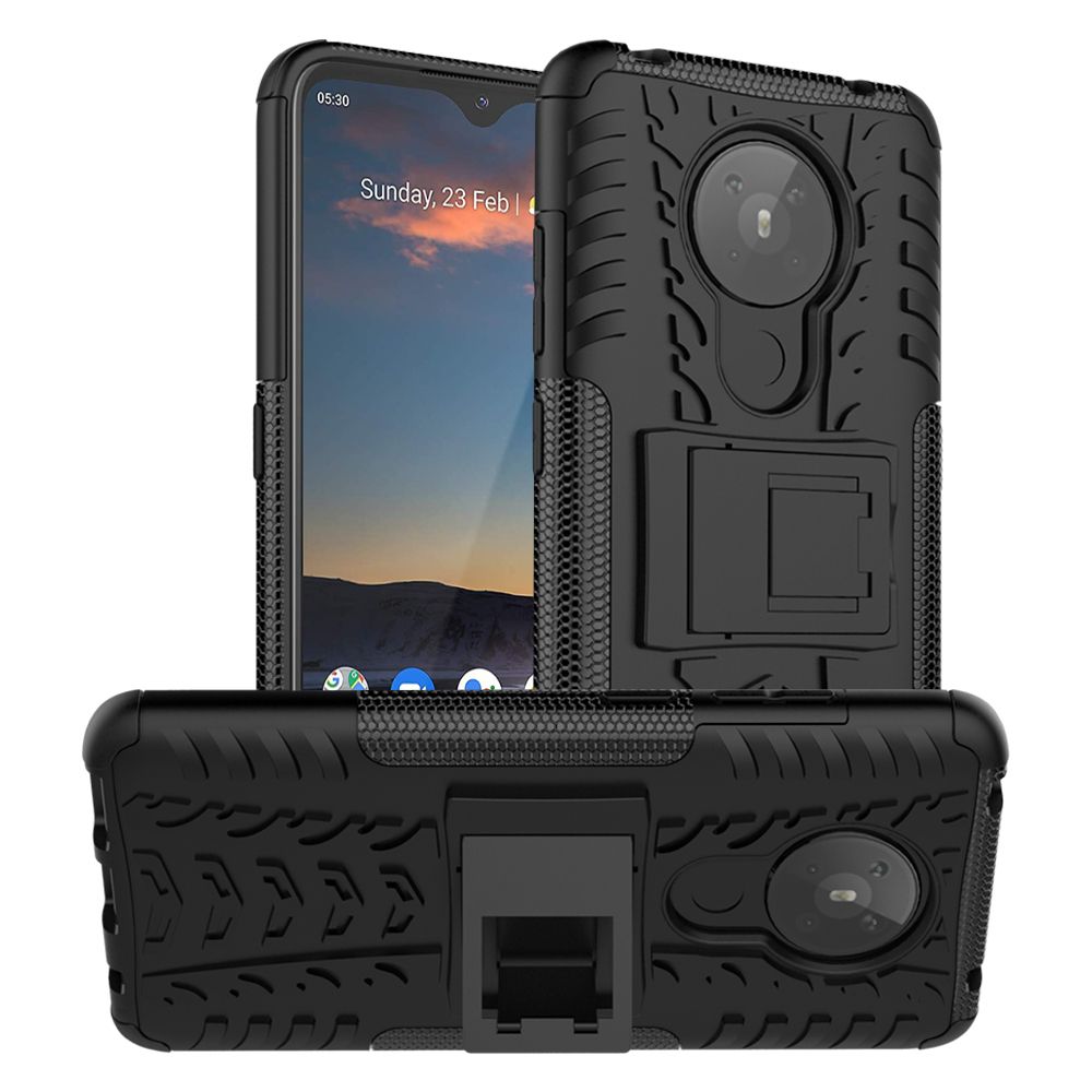 Heavy Duty Armor Tough Hybrid Shockproof Dual Layer Kickstand Protective Case Cover For Nokia 5.3