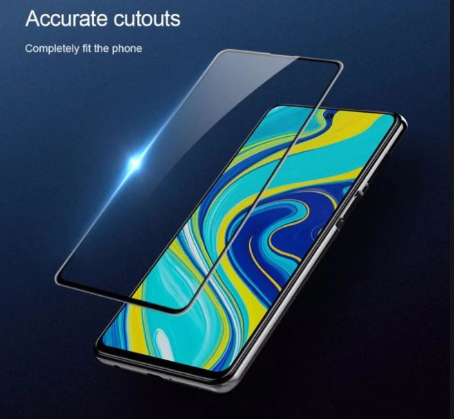 For Xiaomi Redmi Note 9 Pro - Premium Quality Full Cover Glass HD Clear Tempered Glass Screen Protector ...