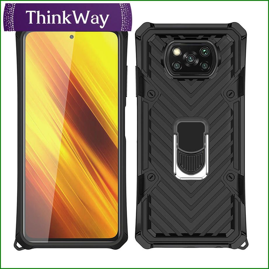 PC + TPU Shockproof Case with 360 Degree Rotating Ring Stand Phone Case For Mi 10T/ Mi 10T Pro/K30S/k30S Extreme Edition & Redmi Note10 4G/Note10S