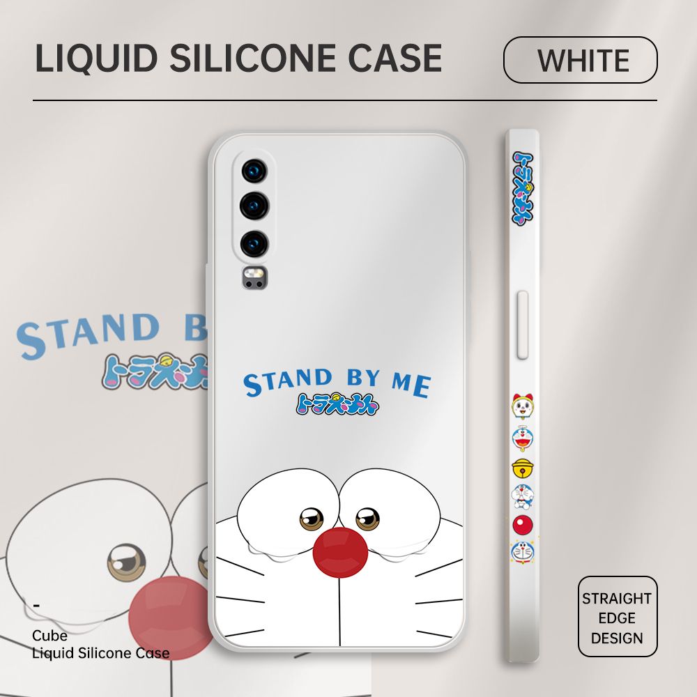 ZeroQiQi for Huawei P30 Case Cartoon Weeping Cat Phone Cover Soft Full Lens Protection Casing Ultra Thin Soft Liquid Silicone Phone Cases