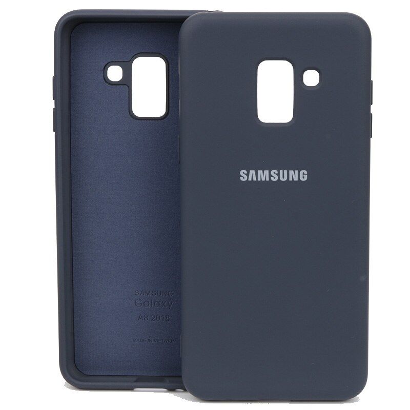 A8 Plus 2018 Case  Samsung Galaxy A8 2018 Case Silky Silicone Cover Soft-Touch Back Protective Shell Cover A8+ A8 2018