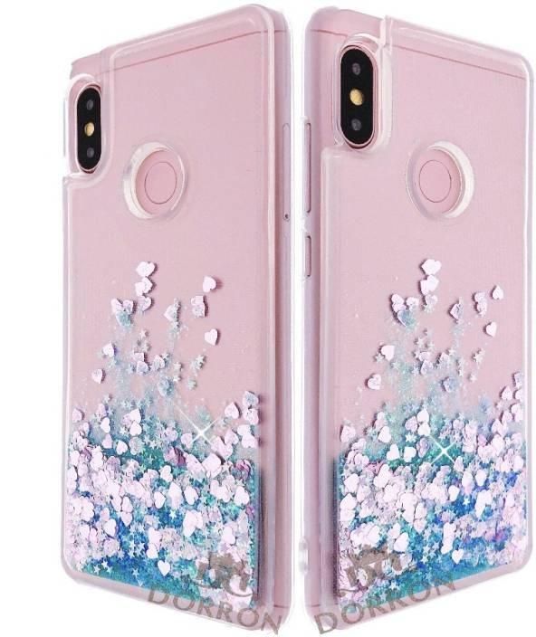 Redmi Note 5 Pro/Ai 3D Glitter Back Cover  -Green&Transparent
