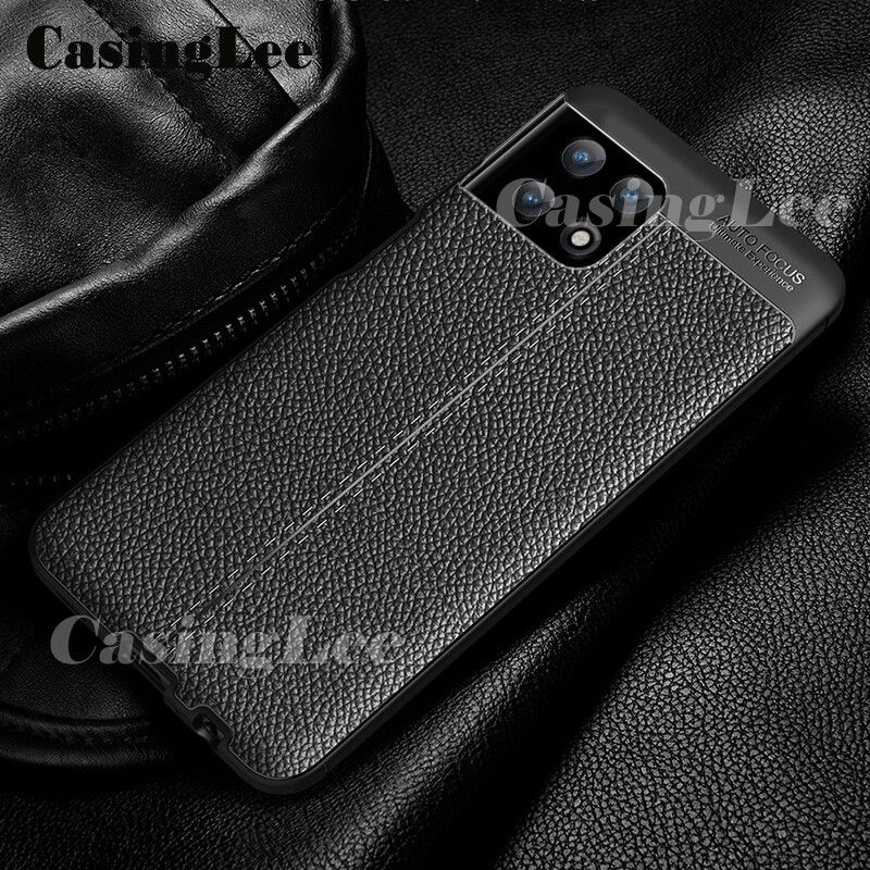 Casinglee For OnePlus 10 Case for Silicone Litchi Pattern PU Leather Shockproof Back cover OnePlus10 Phone cases For girls and Boys