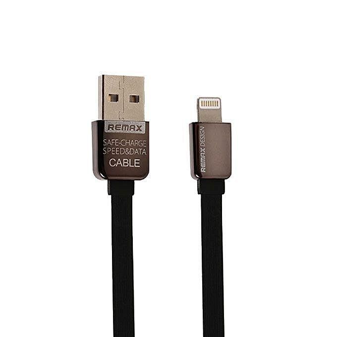 Safe and Speed Lightning Data Cable for iPhone - Black