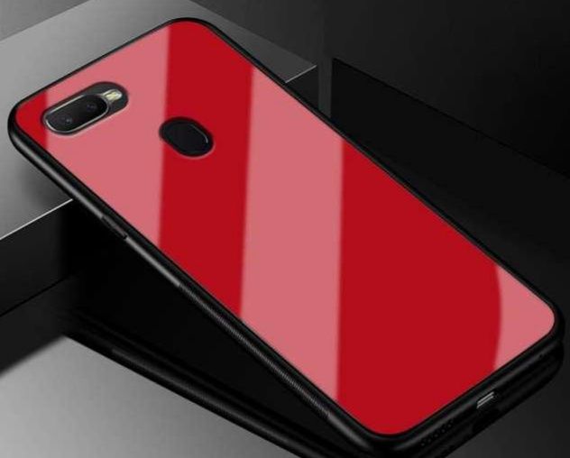 Glass case back cover For oppo A5s/A7