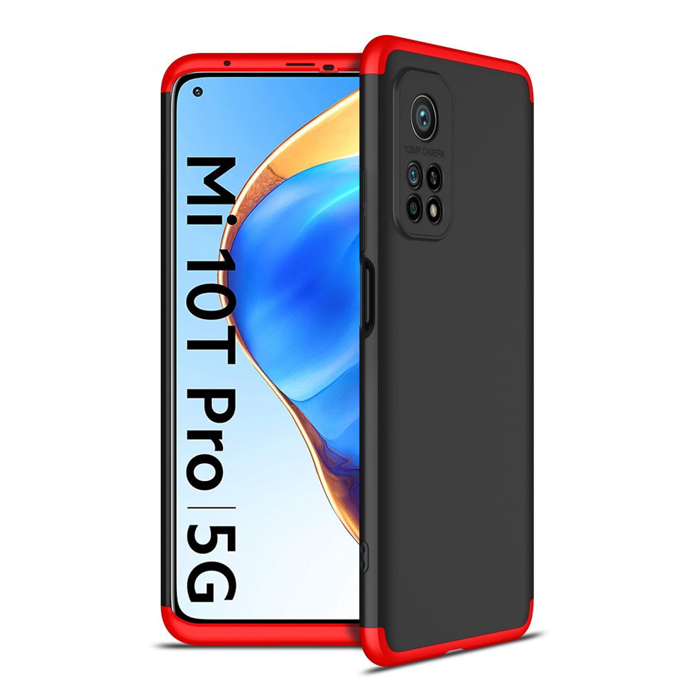 For Xiaomi Mi 10T/Mi 10T Pro 360° Full Body Coverage Protection Hard PC 3 in 1 Detachable Protective Case Cover
