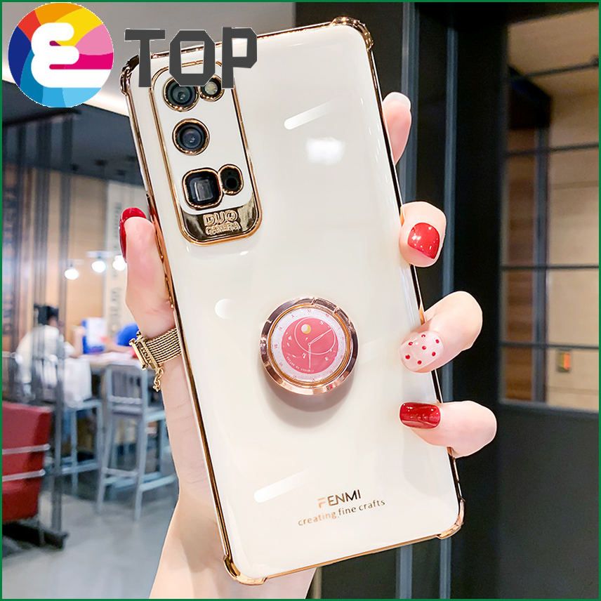 Glory 30 mobile phone case clock ring bracket suitable for Huawei Glory 30s package lens 30pro silicone anti-fall 5g