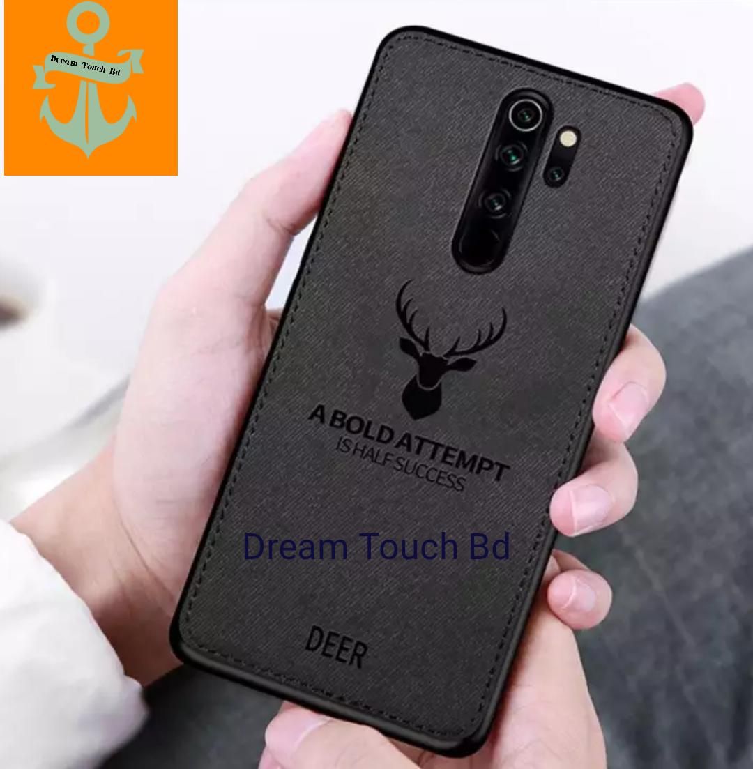 100% Origina Luxury Soft Fabric+PU Leather Hybrid Case Cover for Xiaomi Redmi Note 8 Pro