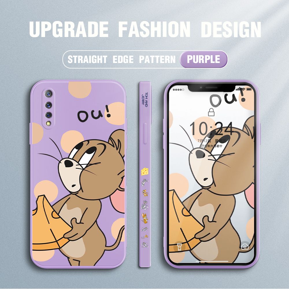 FHKL for Vivo S1 Back Cover Jerry Side design Soft Case Multicolor Liquid Silicone Phone Cases
