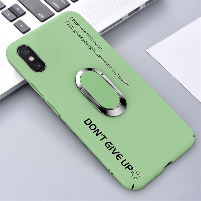 lthmy Ultra-thin Colorful Matte Hard PC Phone Case For Xiaomi Mi 8 Explorer Magnetic Stand Cute Frosted Cover