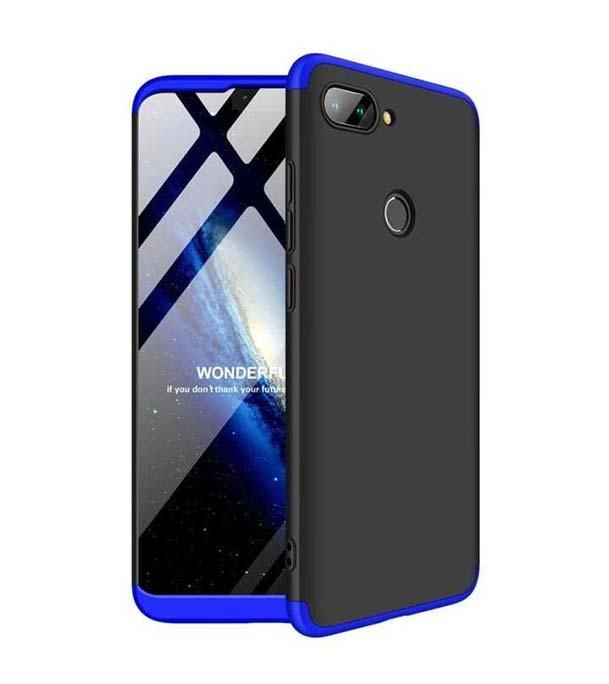 Xiaomoi 8 360 Degree GKK Phone Back Cover - Black & Blue