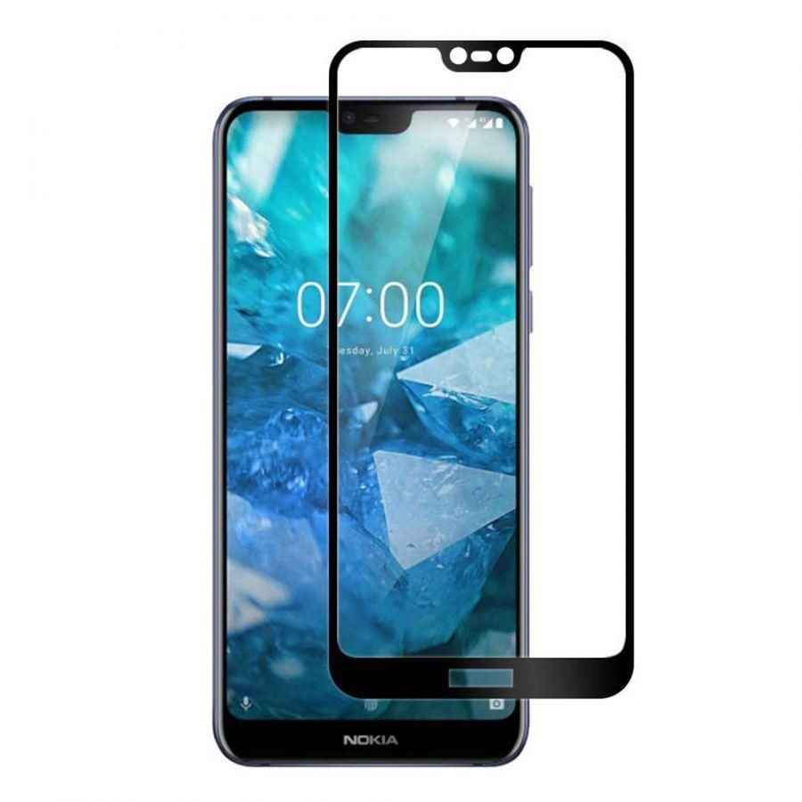 Nokia 7.1 Plus - 9D Tempered Glass Screen Protector - Transparent