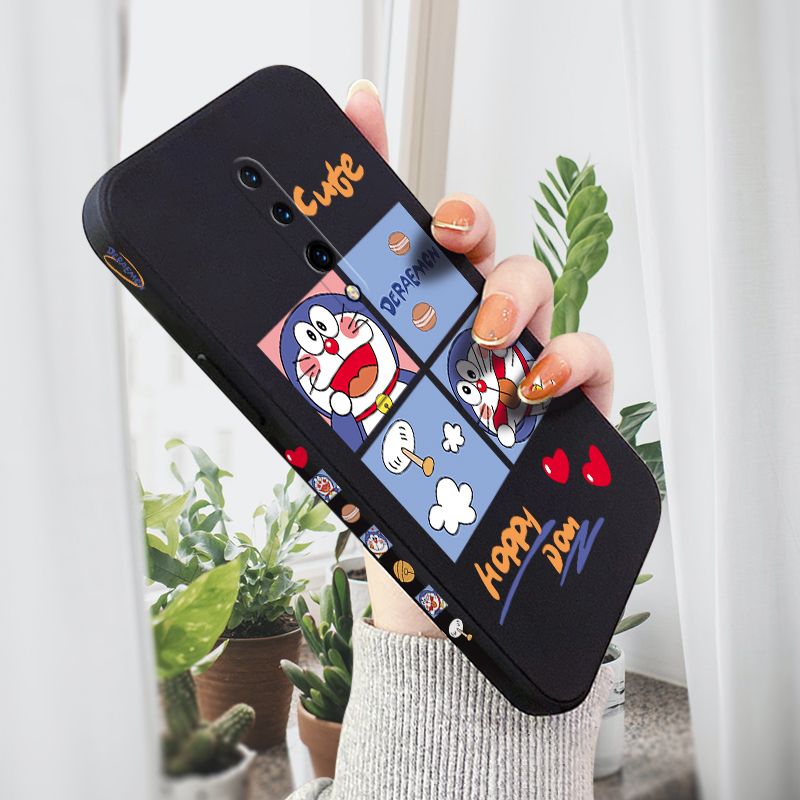 AMORVOR for OnePlus 7 Pro Back Cover Cute Happy Cartoon Side design Soft Case Multicolor Liquid Silicone Phone Cases