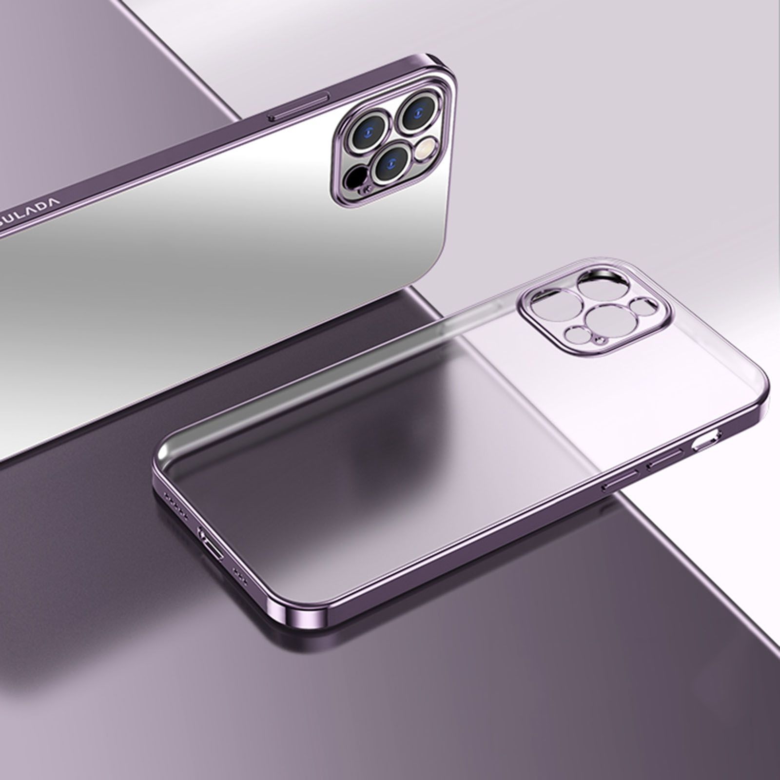 SULADA Electroplating Shockproof Ultra-thin TPU Protective Case For iPhone 13 Pro Max