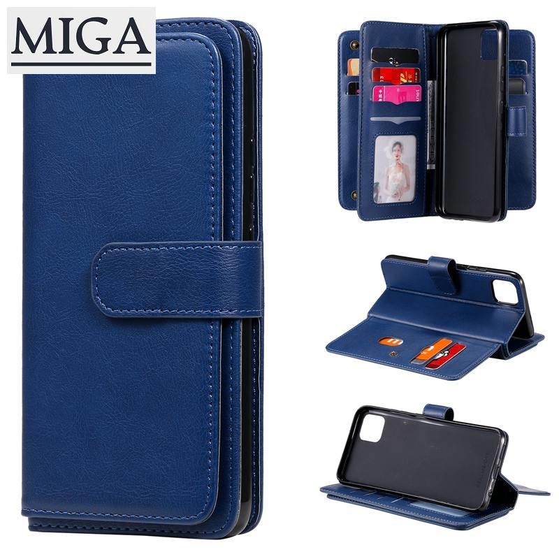 OPPO Realme C11 C12 C15 Phone Cases Flip Leather 10 Card Wallet Protection Cover