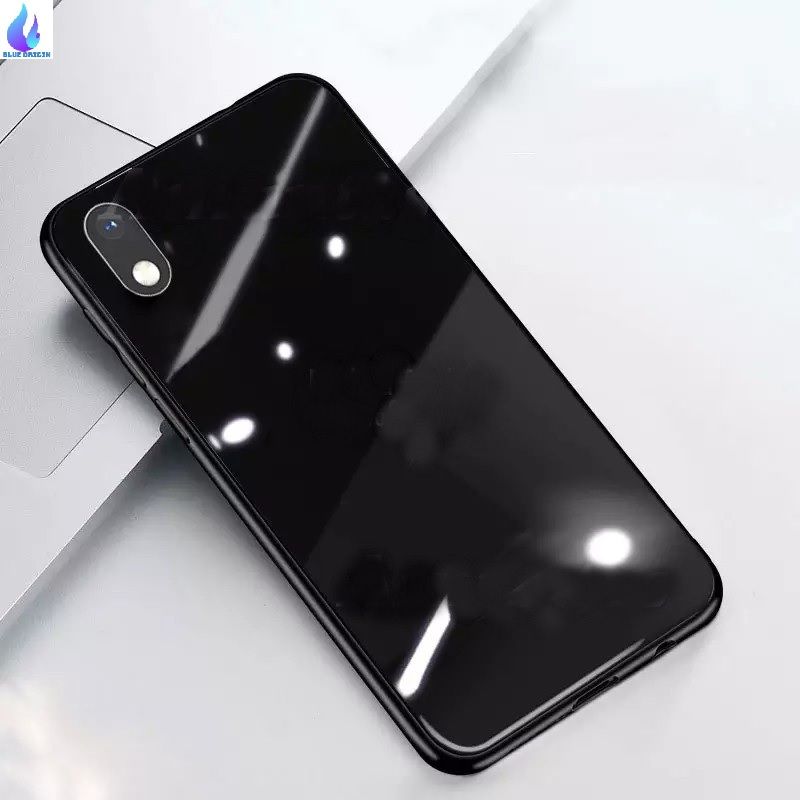Samsung Galaxy A01 core HONG KONG Design Tempered Glass Protector Casing Glass Back Phone Cover