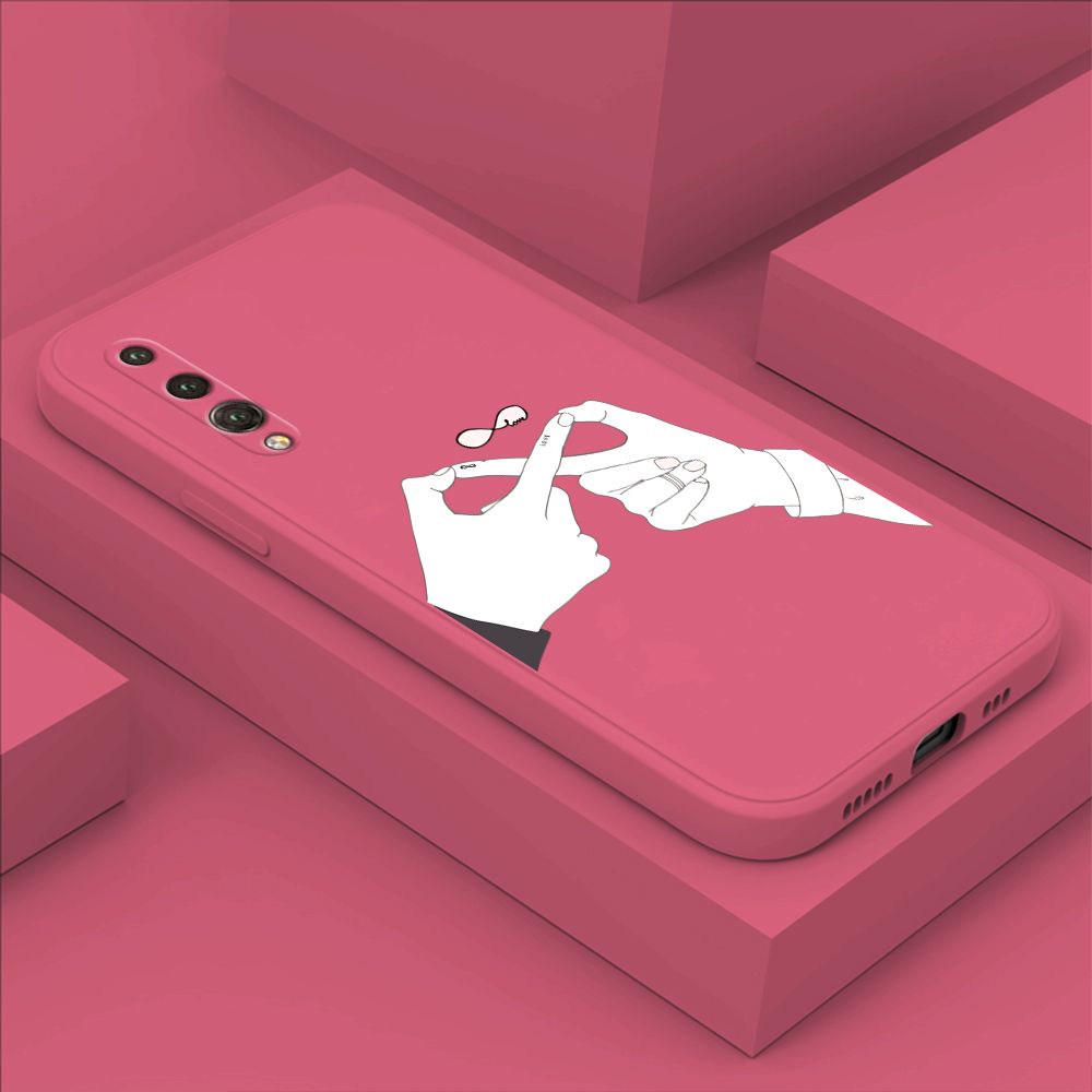 ZeroQiQi for Huawei P20 Pro Back Cover Mobius Ring Ultra Thin Soft Luxury Square Multicolor Liquid Silicone Phone Case