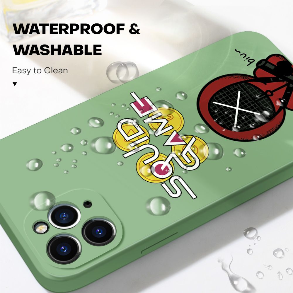 Jizetin for Huawei Mate 20 Pro Case Fashion Cartoon Judge Role Phone Cover Square Liquid Silicone Trend Phone Case