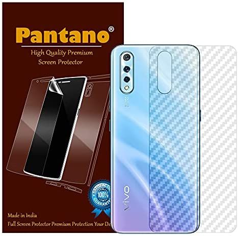 Vivo S1 Transparent 3D Carbon Fiber Back Skin Rear Screen Guard Protector Sticker