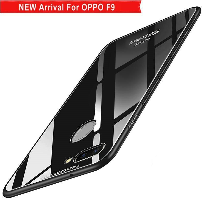 Full Body Protector Oppo F9 Glass Case Phone Cover