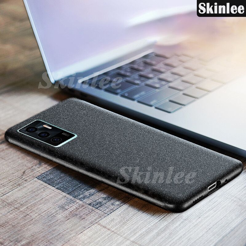 Phone case VIVO V23E Back cover Frosted Silicone Soft Phone cover for VIVO V23E Scrub Phone case