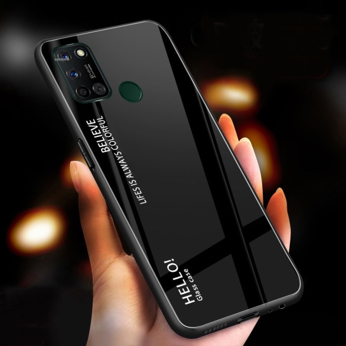 C17 Luxurious Glass Case Back Cover
