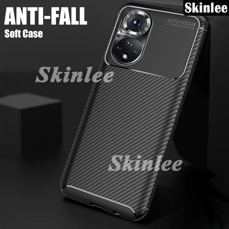 Phone Case Honor 50 Shockproof Soft Carbon Fiber Design Heat Dissipation All Inclusive Ultra-thin Soft Cover for Honor50 Back Cover Wire Drawing Cases