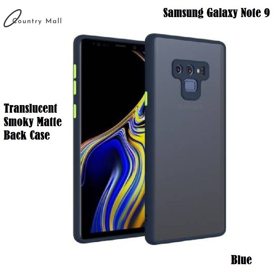 Samsung Galaxy Note 9 Luxury Shockpro0f Smoky Translucent Matte Case Back Cover - Phone - Camera