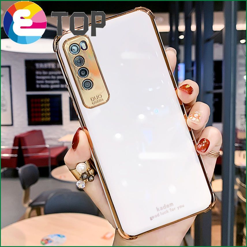 Huawei nova7 mobile phone shell silicone anti-fall airbag all-inclusive suitable for nova7pro mobile phone shell nova7se electroplating