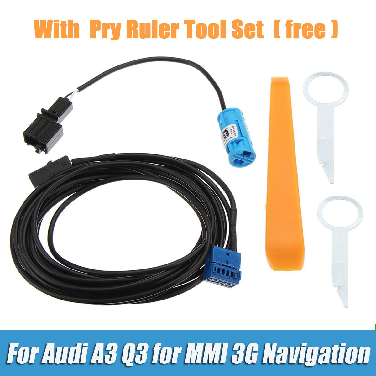 Useful Bluetooth Microphone + 400cm Wire Tools Set For Audi A3 Q3 For MMI 3G Navigation