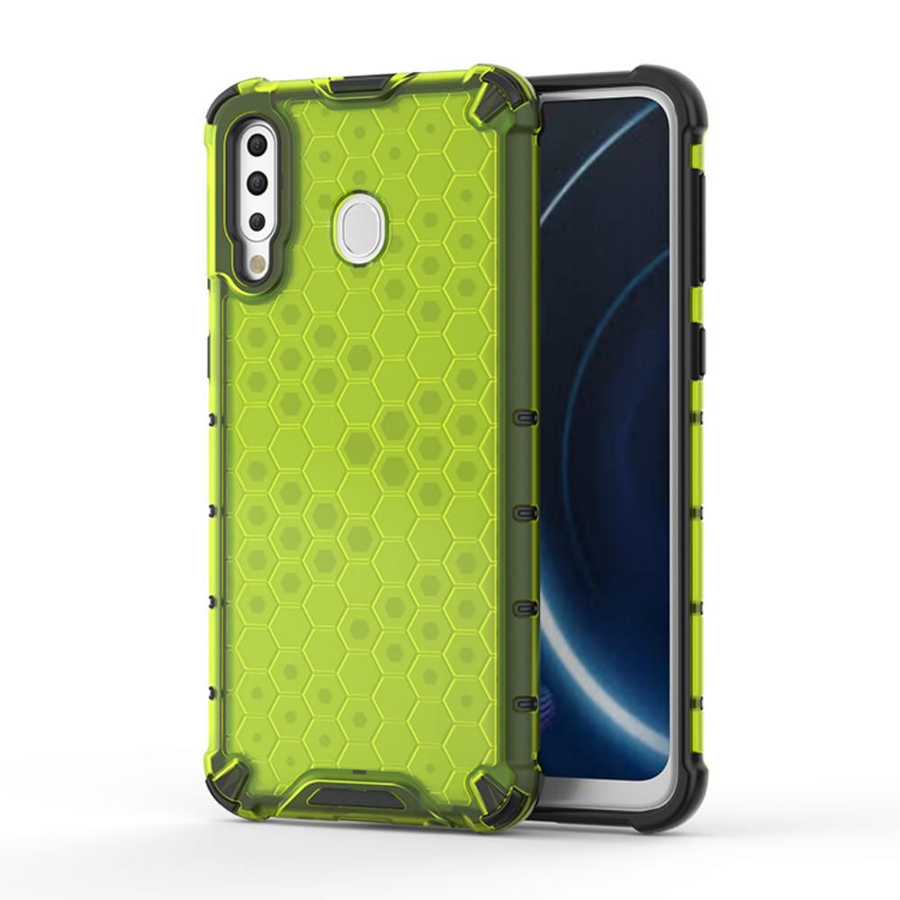 Honeycomb Airbag Shockproof Case For Samsung Galaxy M30 Hybrid TPU PC Transparent Armor cover