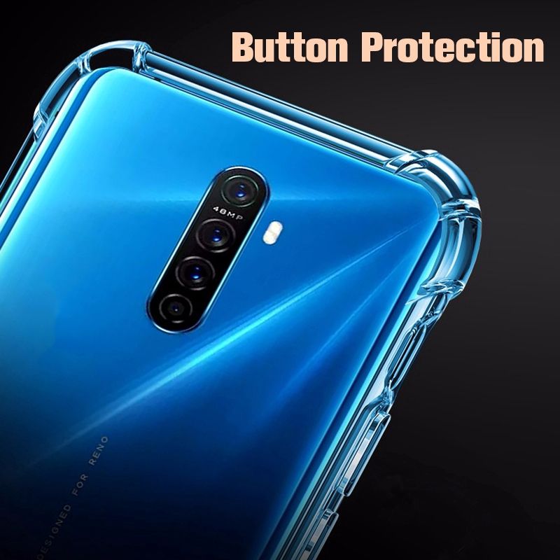Clear Shockproof Silicone Phone Case For Vivo V19 Neno V5 V7 Plus V9 V11 V11i V15 V21 Y20i Y20I V17 S1 Pro Y11 Y12 Y15 Y17 Y19 Y71 Y81 Y81i Y20 Y31 Y20i  X60 PRO Silicone TPU Case