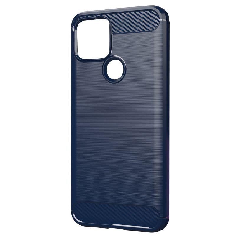 Suitable for Google Pixel 5 Mobile Phone Case, Anti-Drop Silicone TPU Brushed Protective Soft Case Blue