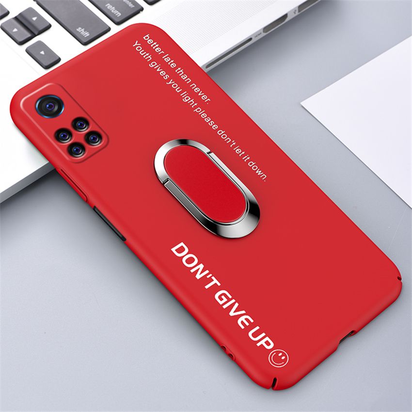 lthmy Ultra-thin Colorful Matte Hard PC Phone Case For Xiaomi Mi 10T Pro 5G Magnetic Stand Cute Frosted Cover