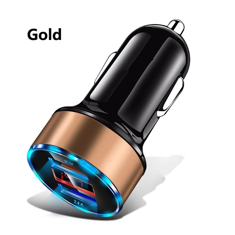 Car Charger Quick Charge 3.0 USB Type C Fast Charging Cable For Huawei P40 P30 P20 Pro Honor 10X lite 9X 9A Phone Charger Cable