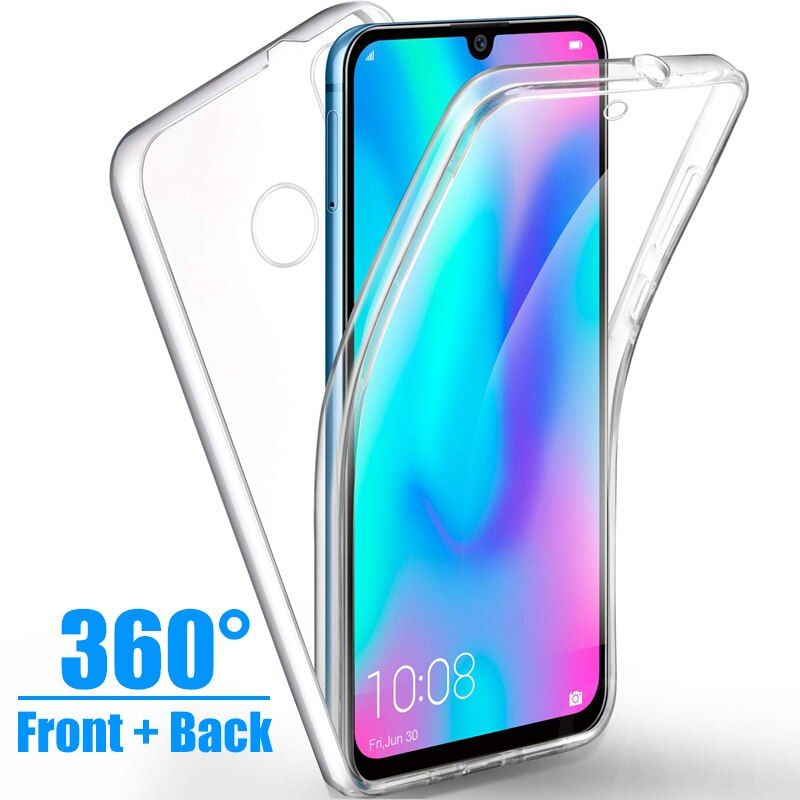 360 Double Silicone Case For Huawei Y9S Y6S Y5P Y6P Y7P Y8P 2020 Y9 Y6 Y7A Prime Y5 2019 Honor 9C 9X 8A 9S Full Shockproof Cover