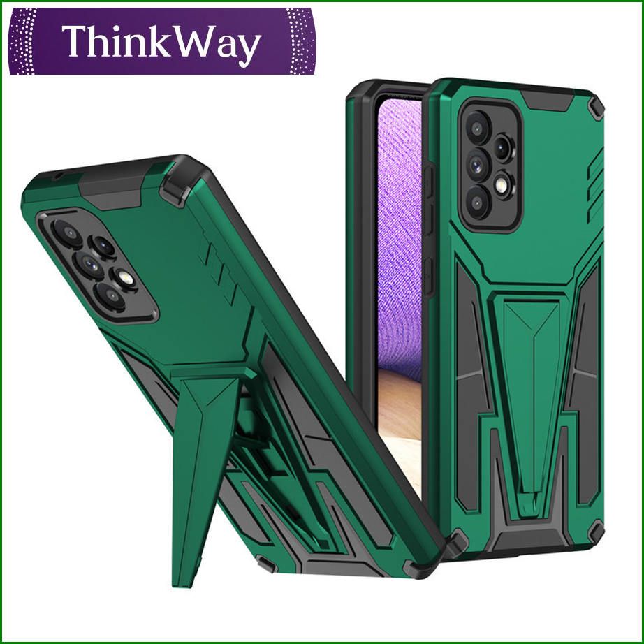 Invisible Magnetic Bracket Phone Case Drop Shockproof Phone Case Rotatable Bracket Protective Cover For Samsung A10S & Samsung A20S