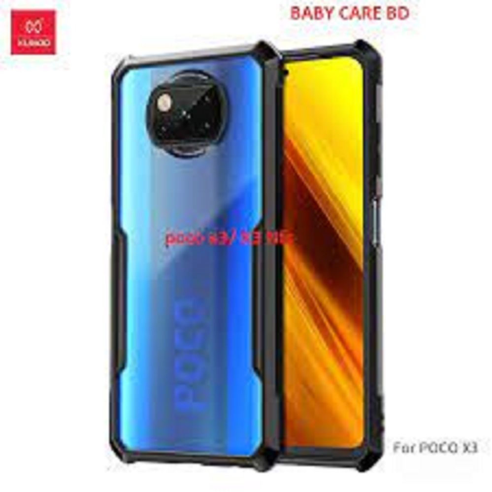 Xundd Protective Cover For Xiaomi Poco X3 / X3 NFC Case Shockproof Airbag Bumper Soft Back Transparent Shell Covers