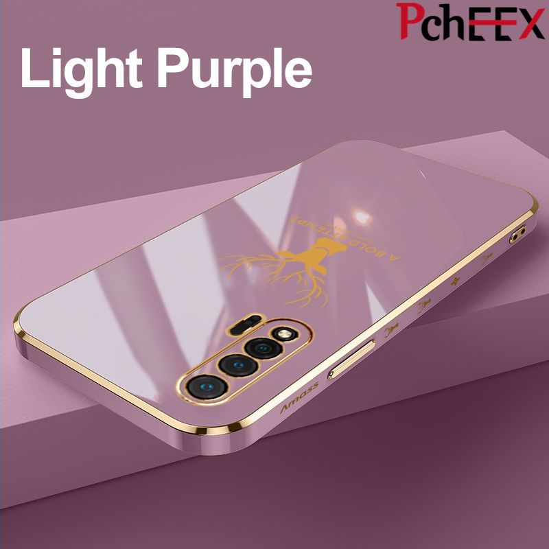 For Huawei Nova 6 Phone Case, Aesthetic Drop Resistant Straight Edge Electroplated Soft Shell