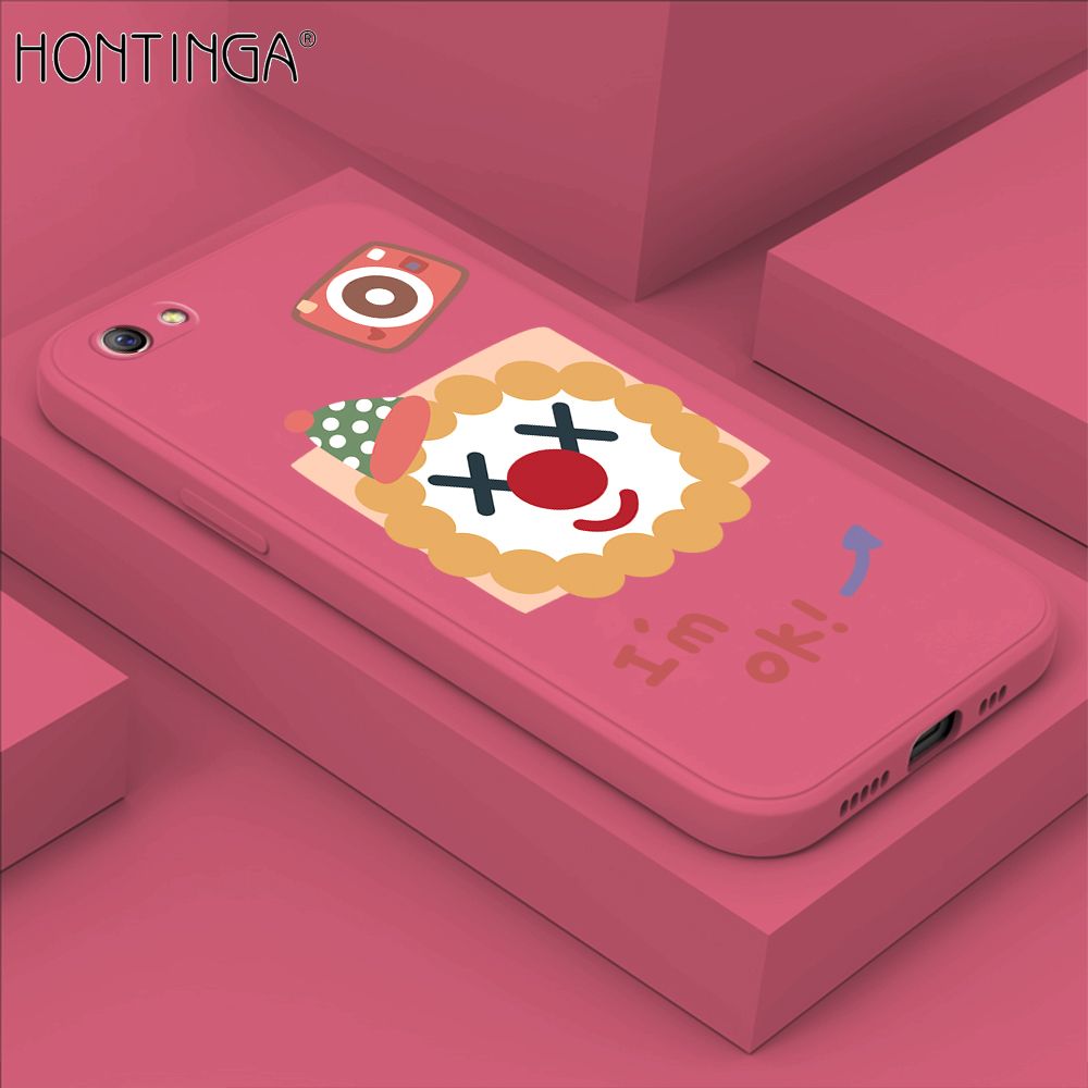 Hontinga for OPPO R9S Plus Case New Cartoon Joker Phone Case Phone Case Soft Square Edge Silicone Cases Full Lens Cover Shockproof Protection Cover