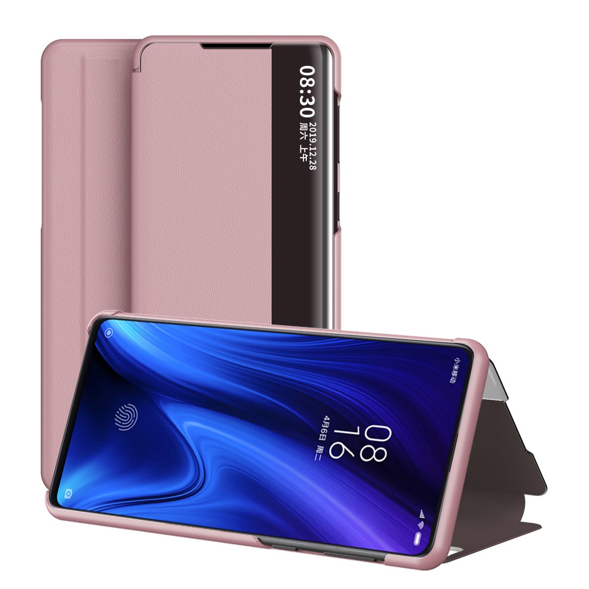 Smart Case For Xiaomi Mi 9T Cover Flip PU Leather Shockproof Window View Cases