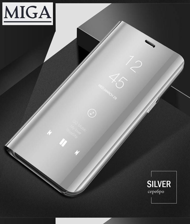 For Huawei P9 P10 P20 P30 Pro Lite Mate 8 9 10 20 30 Pro Phone Case, Smart Clear View Cover Flip Stand Mirror Casing